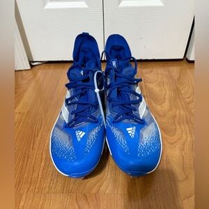 Adidas Adizero Afterburner New No Box Royal Blue Baseball Cleats Men Size 14